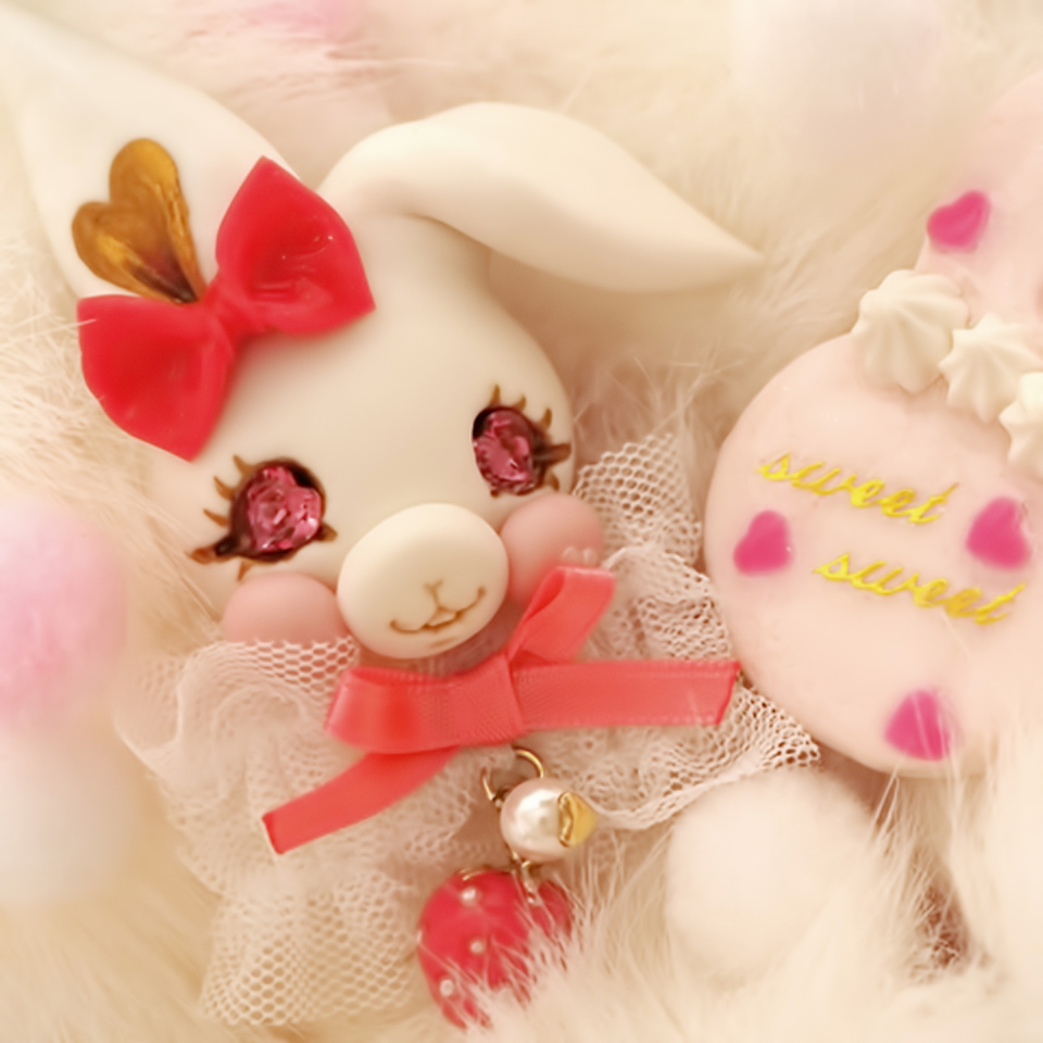 うさちゃん　アイス　キーホルダー　CANDY☆BUNNY　キャンディバニー CANDY☆BUNNY - キャンディ☆バニー | Kawaii☆Stars カワスタ